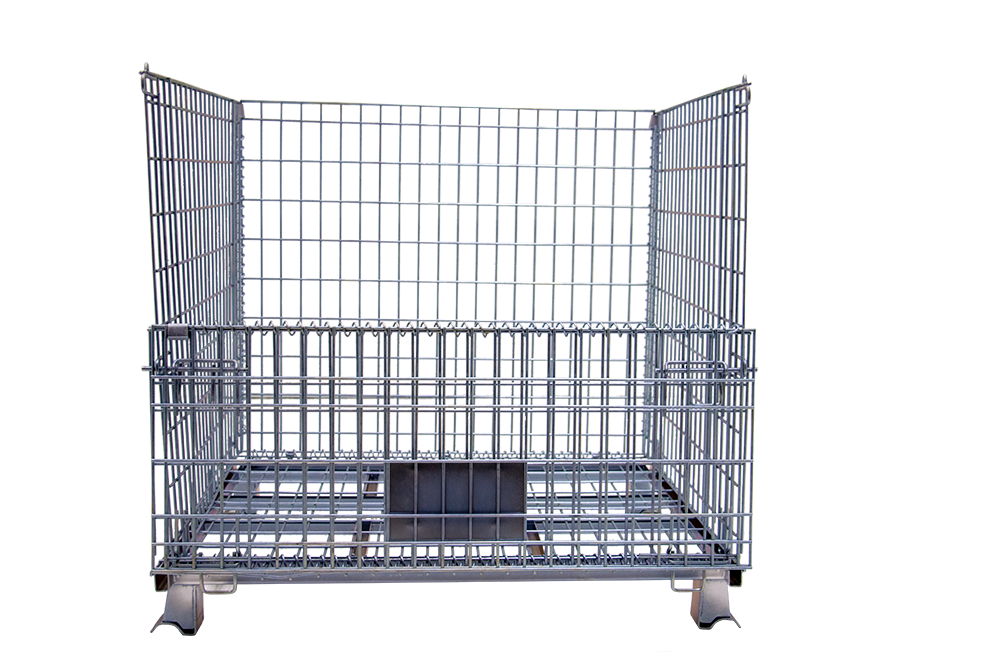 Used Collapsible Industrial Wire Baskets American Surplus